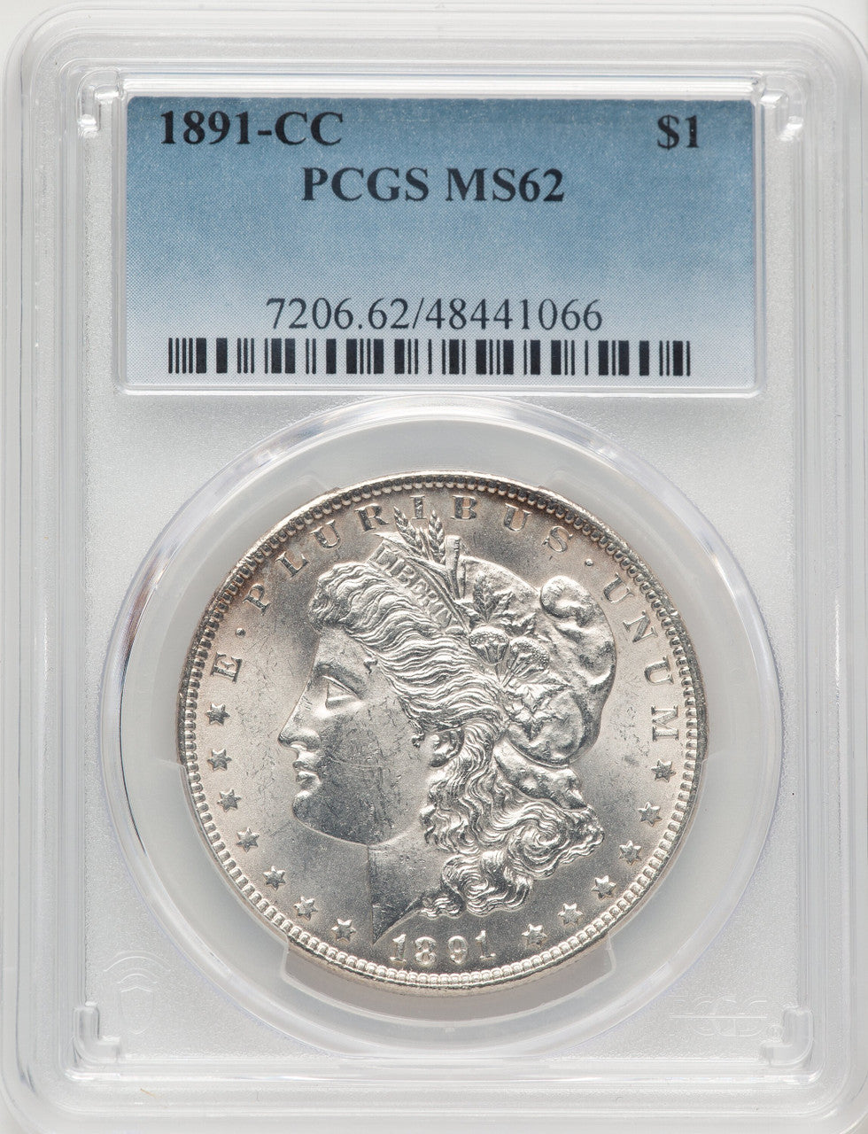 1891-CC Morgan Dollar PCGS MS62 (775821077)
