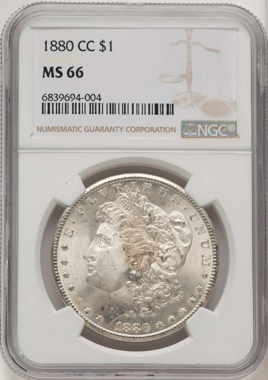 1880-CC Morgan Dollar NGC MS66 (520735014)