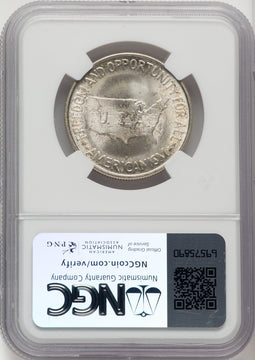 1953-S 50C Washington-Carver Commemorative Silver NGC MS67 (775904018)