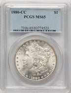 1880-CC Morgan Dollar PCGS MS65 (775865022)