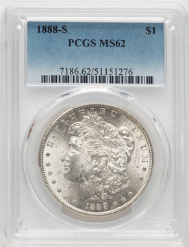 1888-S Morgan Dollar PCGS MS62 (775818007)