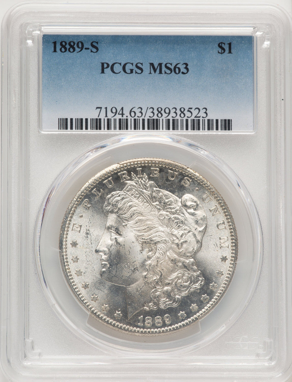 1889-S Morgan Dollar PCGS MS63 (775865025)