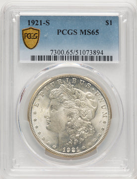 1921-S Morgan Dollar PCGS MS65 (775865004)