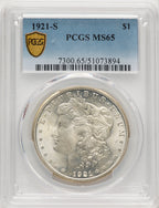 1921-S Morgan Dollar PCGS MS65 (775865004)