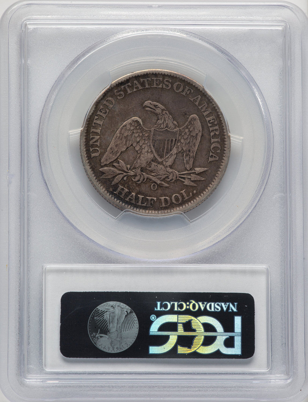 1861-O 50C WB-15 Seated Half Dollar PCGS VF25