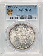 1885-CC Morgan Dollar PCGS MS64 (520735027)