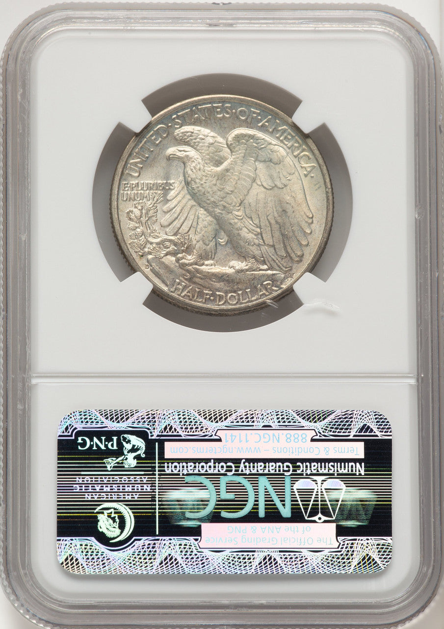 1938-D 50C Walking Liberty Half Dollar NGC MS65 (775821185)