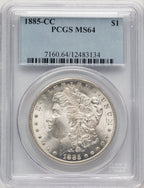 1885-CC Morgan Dollar PCGS MS64 (775821176)
