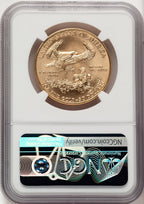 2021 $50 One-Ounce Gold Eagle Type One Mike Castle NGC MS70