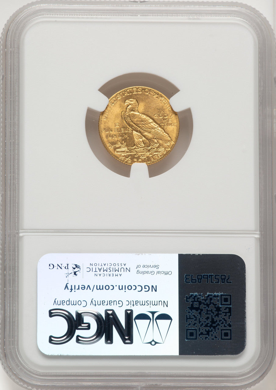 1908 $2.50 Indian Quarter Eagle NGC MS63 (775850012)