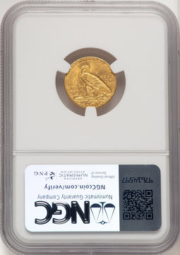 1911 $2.50 Indian Quarter Eagle NGC MS64 (775850014)