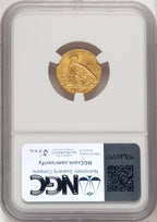 1911 $2.50 Indian Quarter Eagle NGC MS64 (775850014)