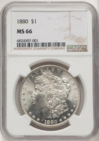 1880 Morgan Dollar NGC MS66
