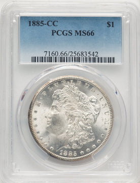 1885-CC Morgan Dollar PCGS MS66