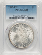 1885-CC Morgan Dollar PCGS MS66