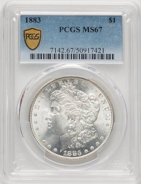 1883 Morgan Dollar PCGS MS67 (775850028)