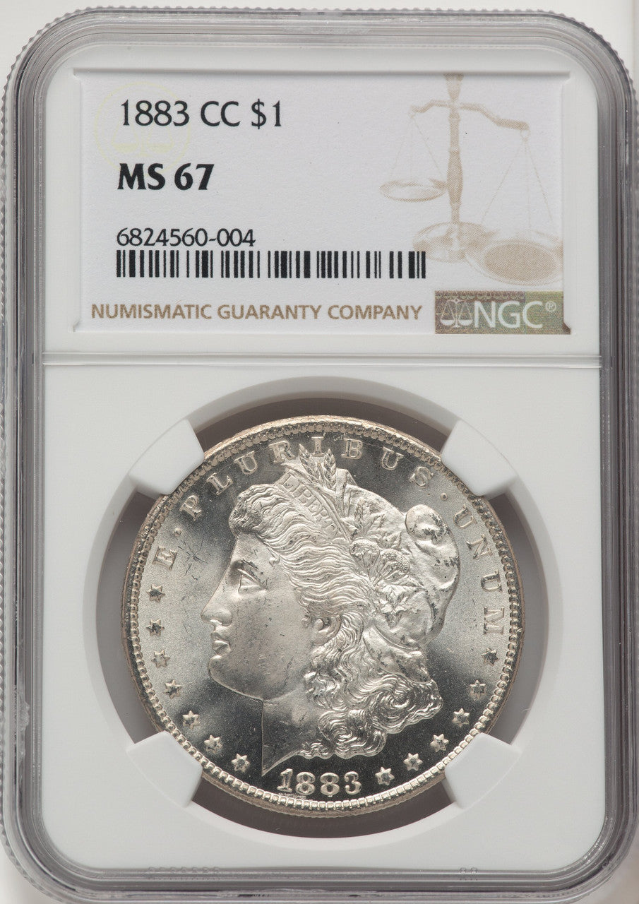 1883-CC Morgan Dollar NGC MS67 (775850031)