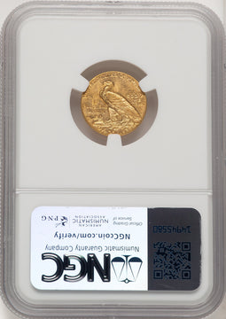 1914 $2.50 Indian Quarter Eagle NGC MS62 (775863001)