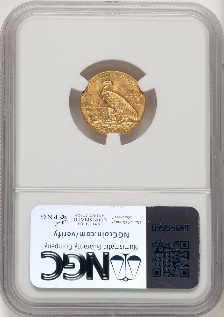 1914 $2.50 Indian Quarter Eagle NGC MS62 (775863001)