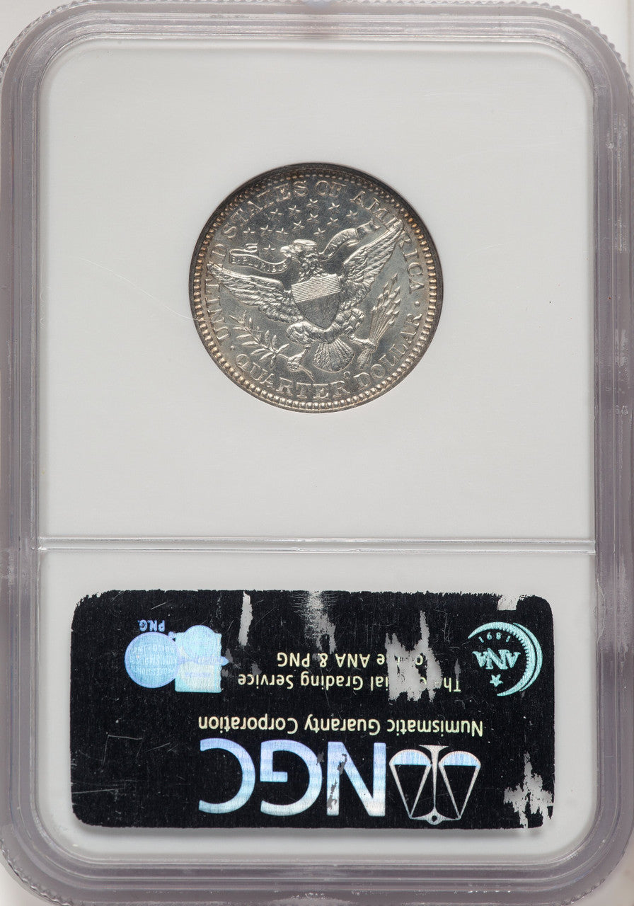 1909-O 25C Barber Quarter NGC MS65
