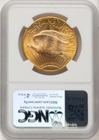 1924 $20 Saint Saint-Gaudens Double Eagle NGC MS66+ (774713005)
