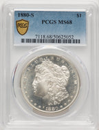 1880-S Morgan Dollar PCGS MS68 (507065004)