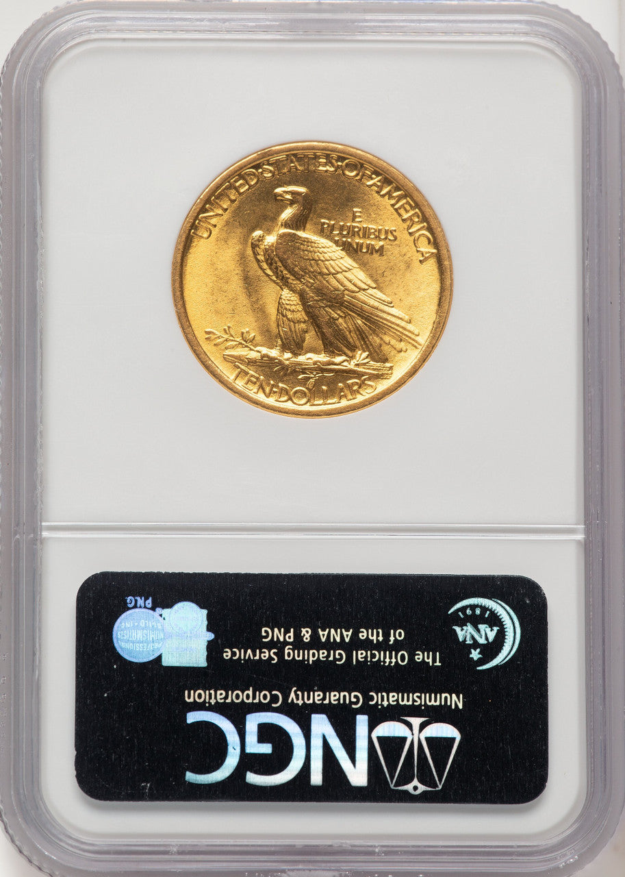 1907 $10 No Motto Indian Eagle NGC MS64 (776048001)
