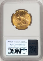 1914-D $10 Brown Label Indian Eagle NGC MS62