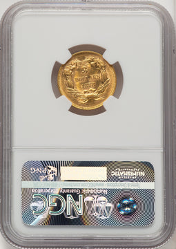 1878 $3 Brown Label Three Dollar Gold Pieces NGC MS61