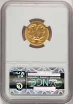 1857 $3 Brown Label Three Dollar Gold Pieces NGC MS62+