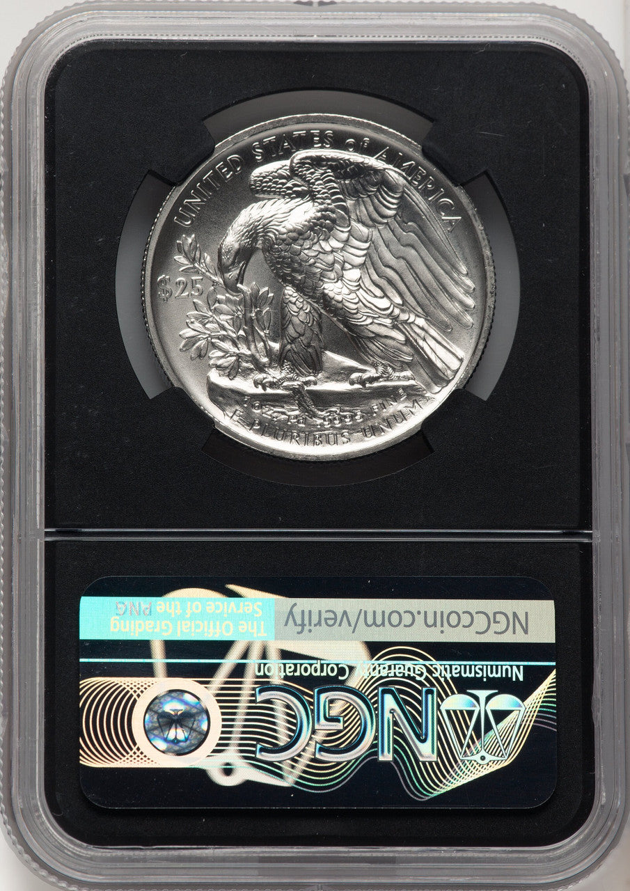 2017 Palladium Eagle 1 oz ER Ed Moy Blk Core NGC MS70