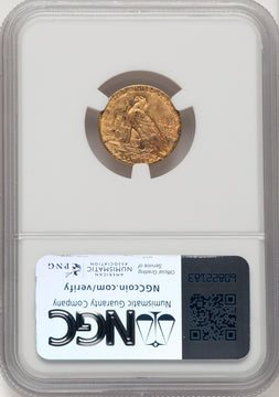 1914-D $2.50 Indian Quarter Eagle NGC MS62 (773567004)