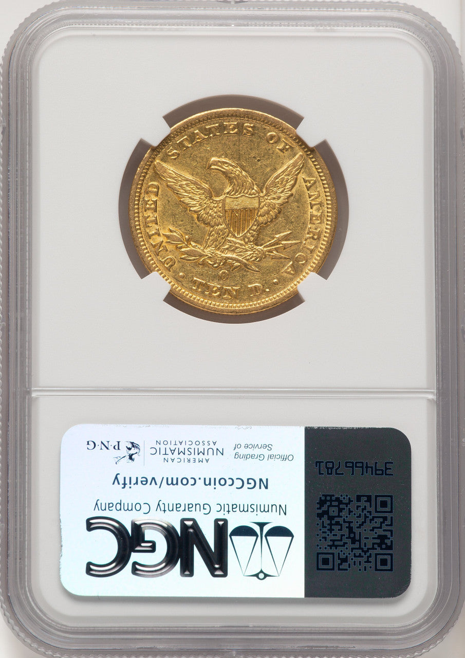 1851-O $10 Liberty Eagle NGC AU55