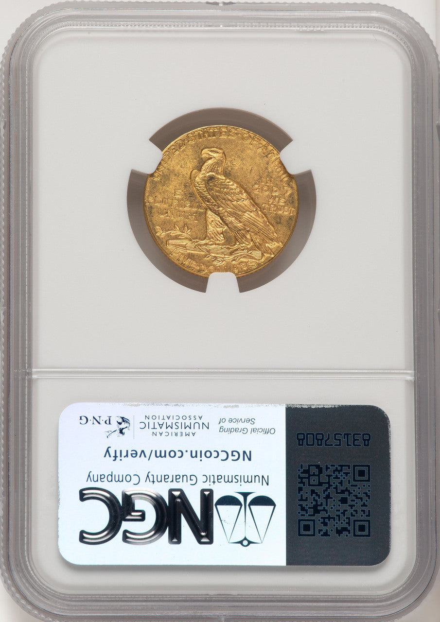1913 $5 Indian Half Eagle NGC MS62 (177264038)