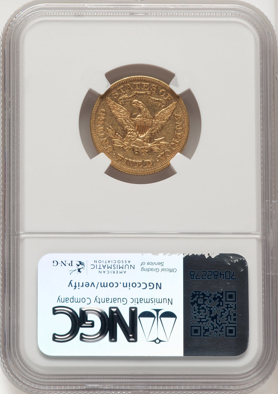 1877-S $5 Liberty Half Eagle NGC XF45 (520223042)