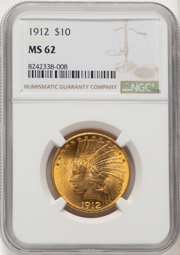 1912 $10 Indian Eagle NGC MS62 (520404051)