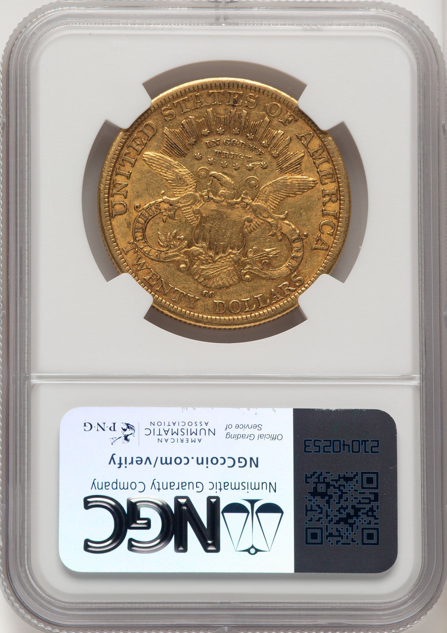 1877-CC $20 Liberty Double Eagle NGC XF40