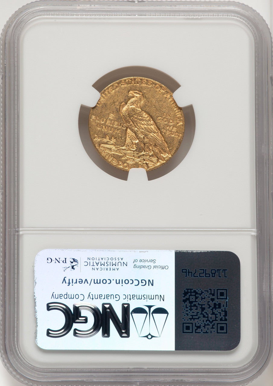 1912-S $5 Indian Half Eagle NGC AU58 (774318018)