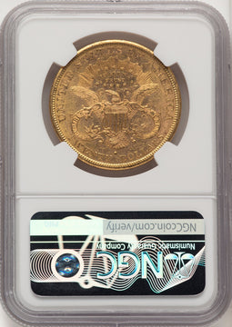 1880-S $20 Liberty Double Eagle NGC MS63