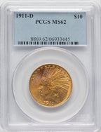 1911-D $10 Indian Eagle PCGS MS62 (775858036)