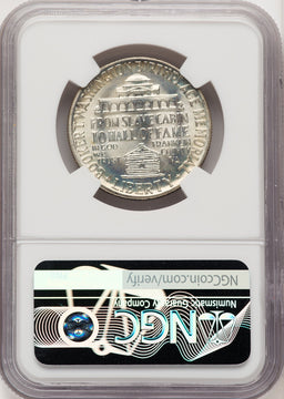 1949 50C Booker T. Washington Commemorative Silver NGC MS67+
