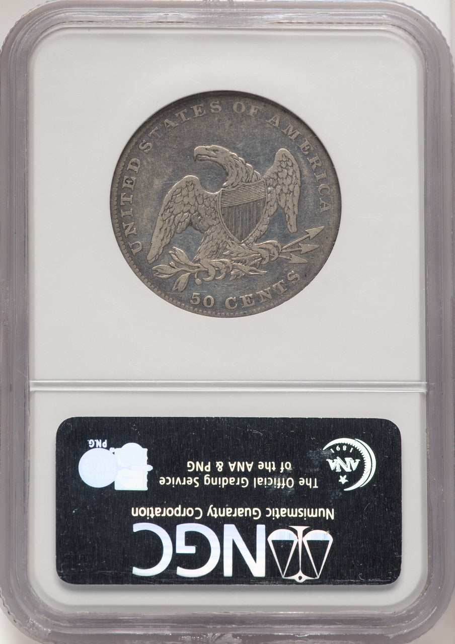 1836 50C Reeded Edge Half Dollar NGC VF30