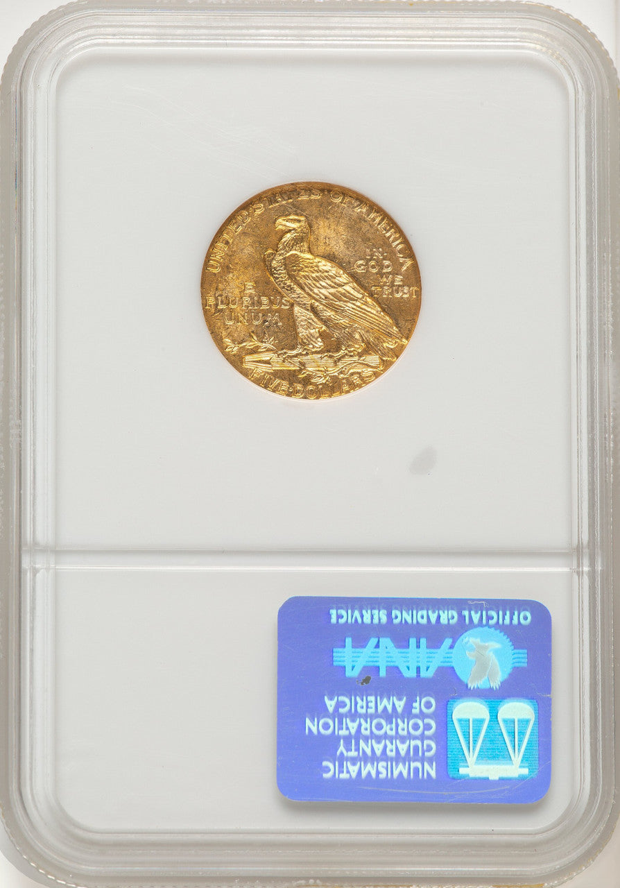 1908 $5 Indian Indian Half Eagle NGC MS63 (507173003)