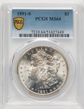 1891-S Morgan Dollar PCGS MS64 (507066006)