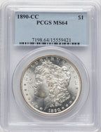 1890-CC Morgan Dollar PCGS MS64 (776089009)
