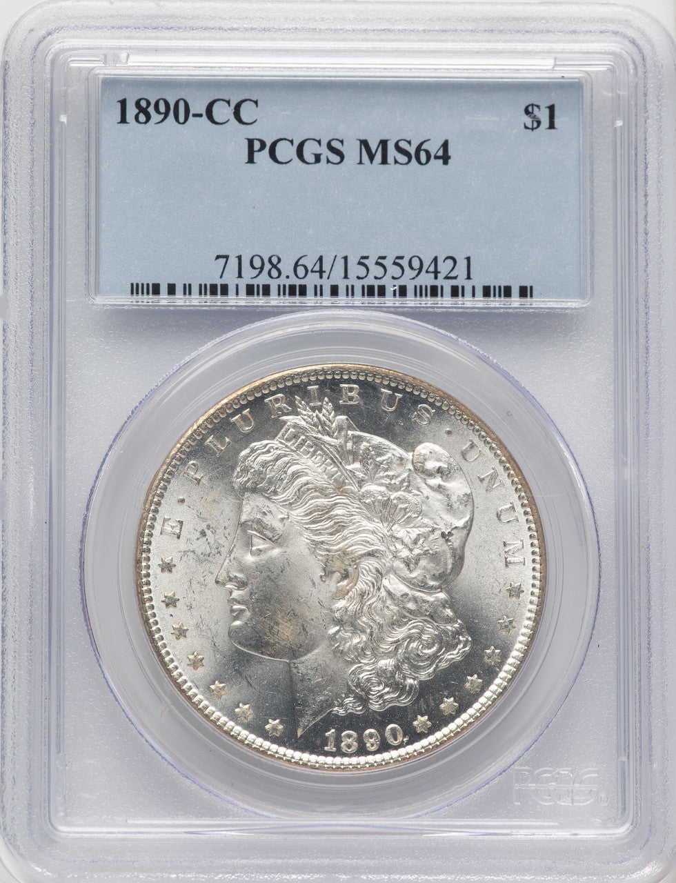 1890-CC Morgan Dollar PCGS MS64 (776089009)