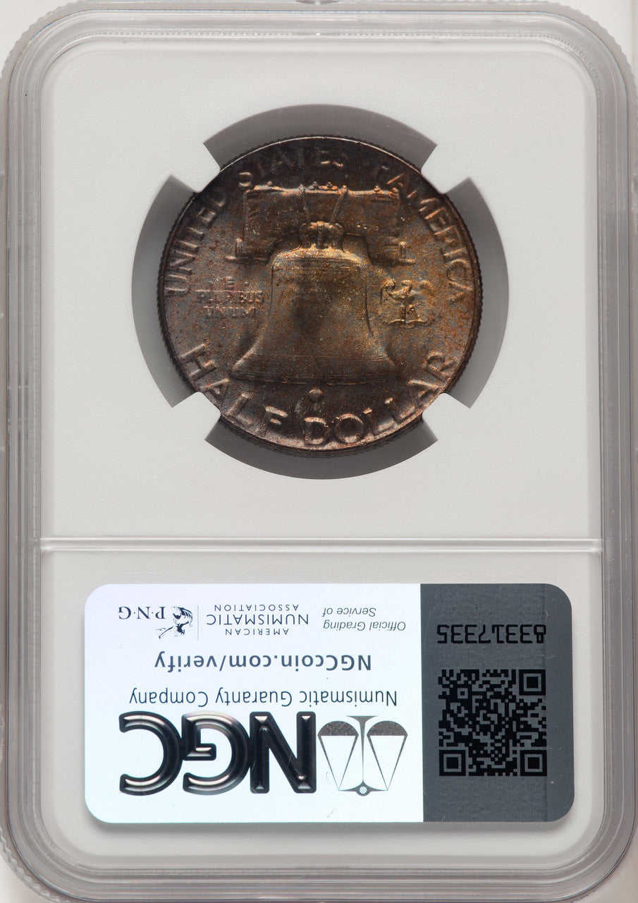 1954 50C FL Franklin Half Dollar NGC MS67