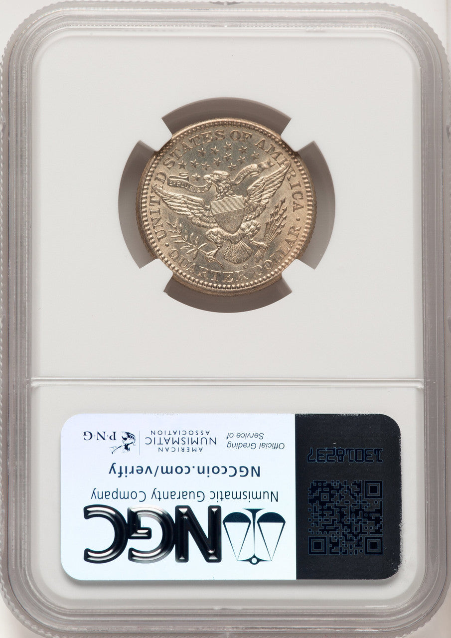 1901-O 25C Barber Quarter NGC MS63