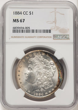 1884-CC Morgan Dollar NGC MS67 (520875011)