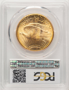 1925 $20 Saint-Gaudens Double Eagle PCGS MS66+